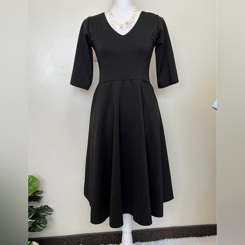 Elegant Black Women's Dress